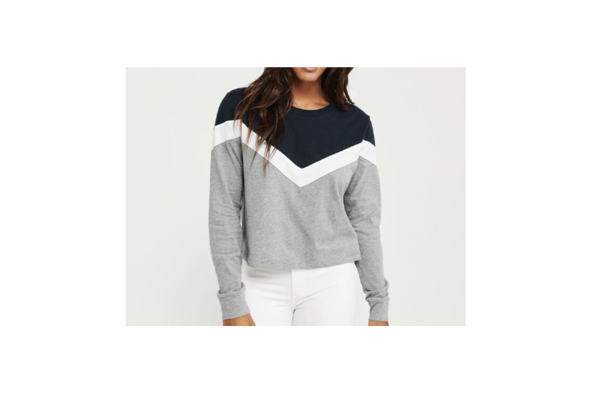 Colorblock Tee on Sale from Abercrombie