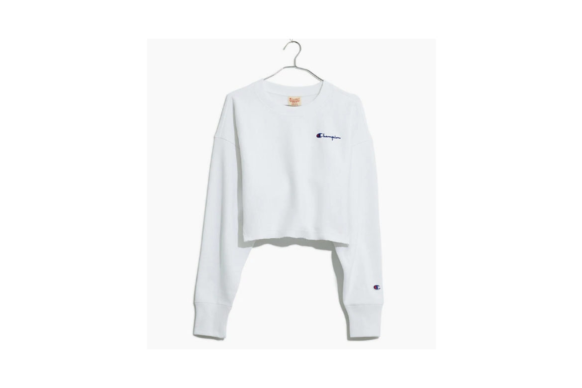 Champion Cropped Sweatshirt on Sale from Madewell