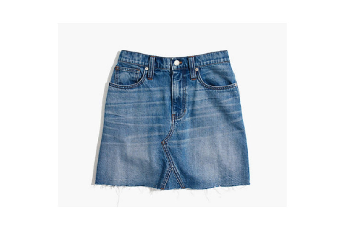 Denim Mini Skirt on Sale from Madewell - Was $69.50, Now $44.20 - Sales ...