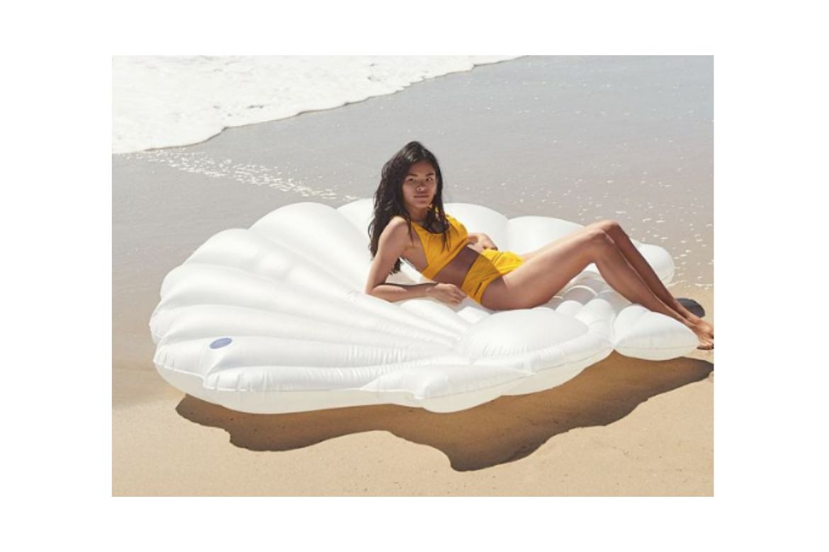 giant seashell pool float