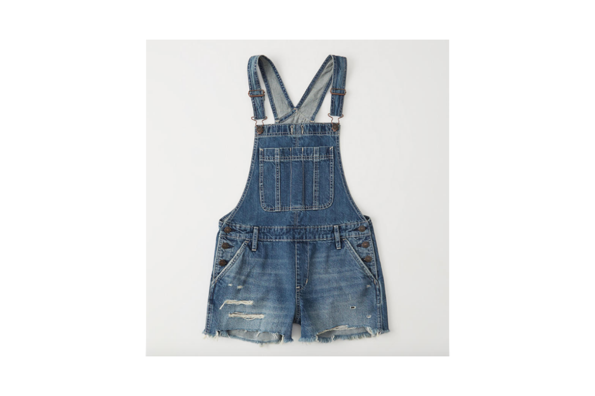 Denim Short Overalls on Sale from A&F