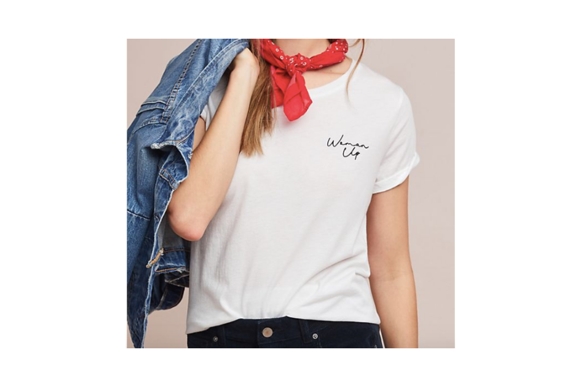 Woman Up Graphie Tee on Sale from Anthropologie – Was $60, Now $13.97
