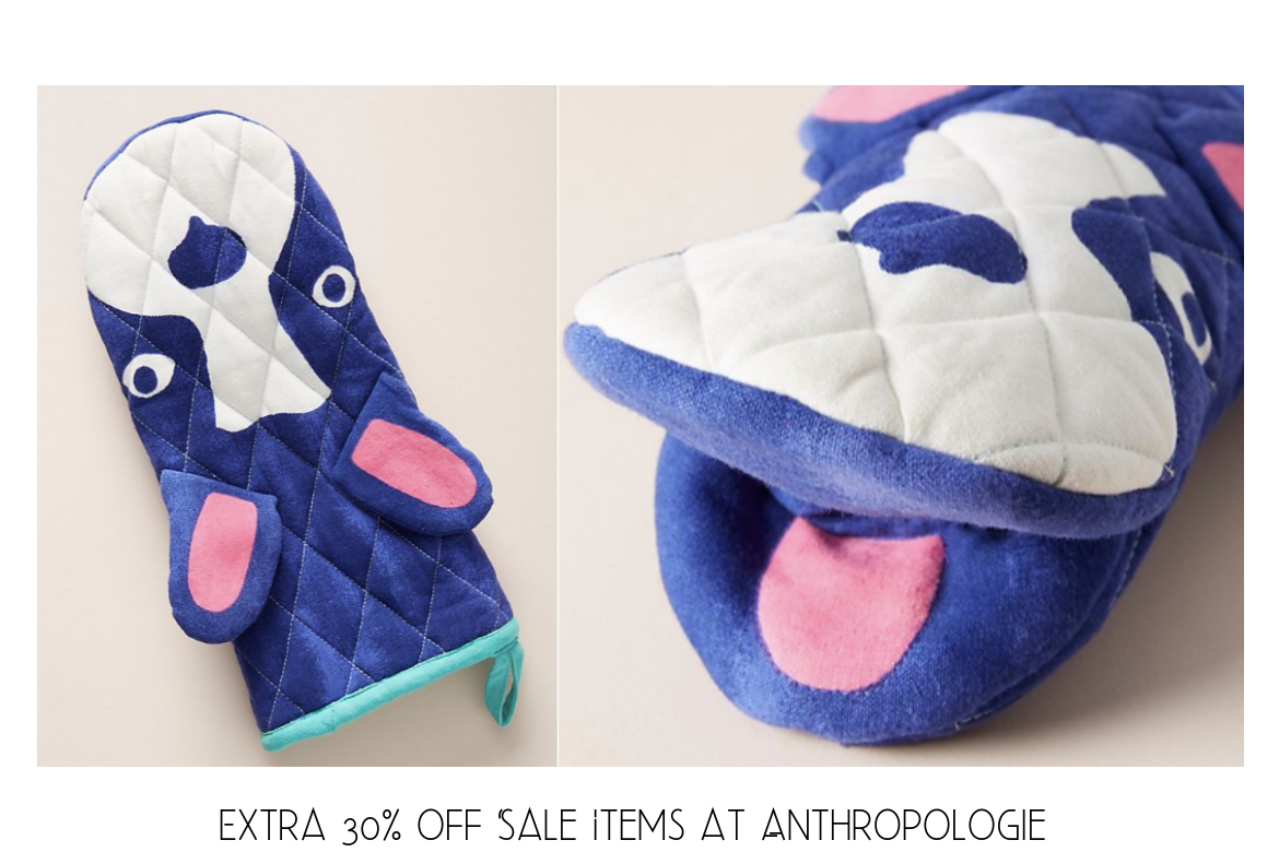 Frenchie Oven Mitt on Sale from Anthropologie