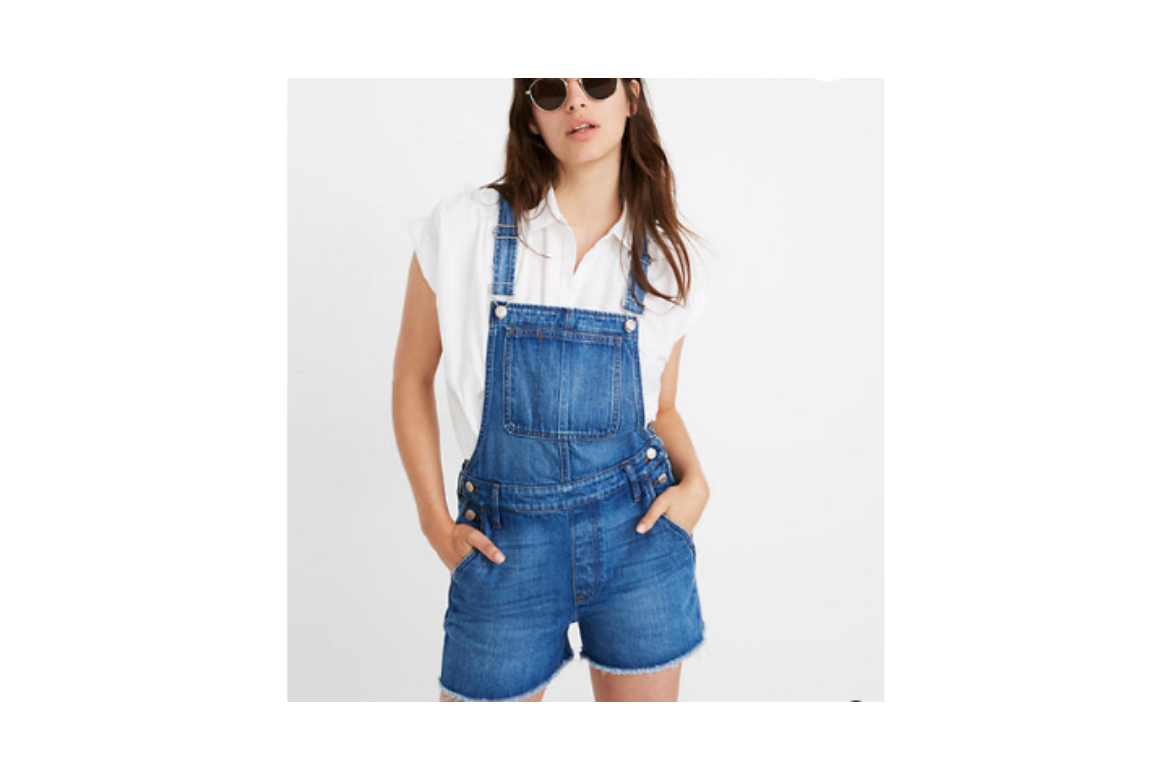 Denim Short Overalls on Sale from Madewell