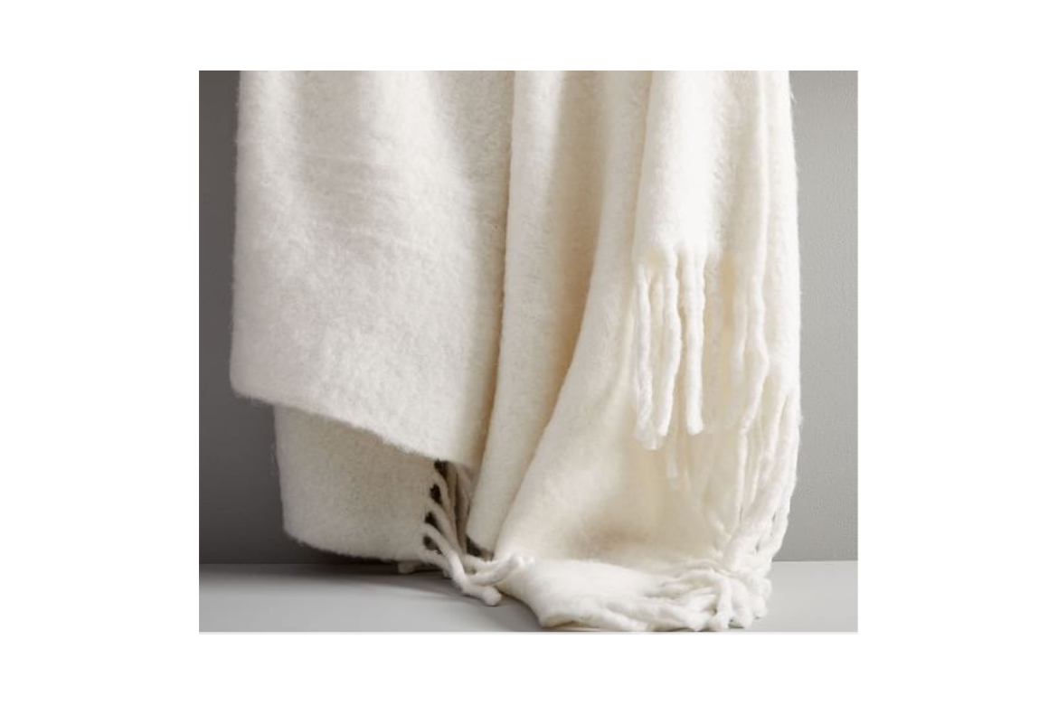 Snow White Throw On Sale From West Elm Was 59 Now 19 99