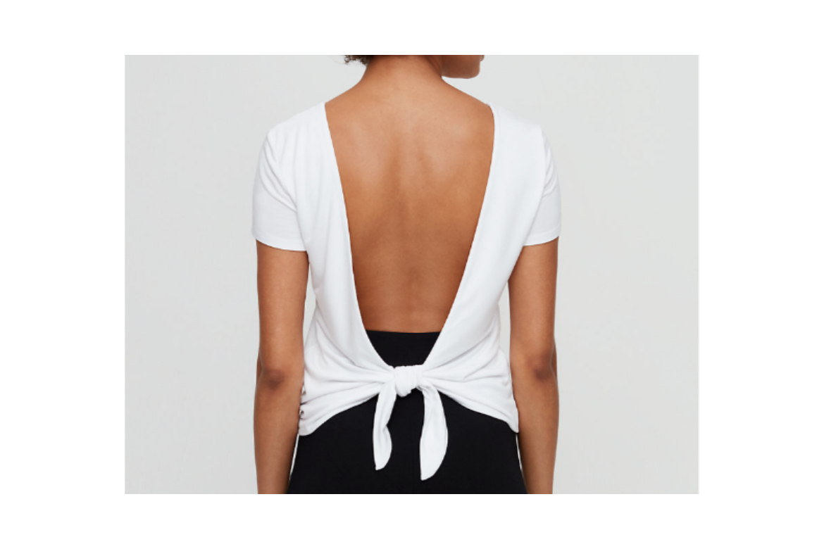 Tie-Back T-Shirt on Sale from Aritzia