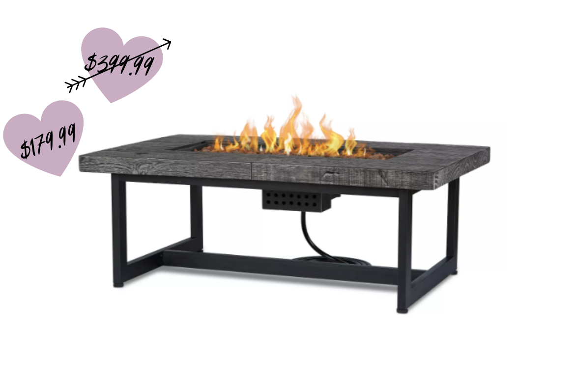 Bristol Gas Fire Table On From, Target Tabletop Fire Pit