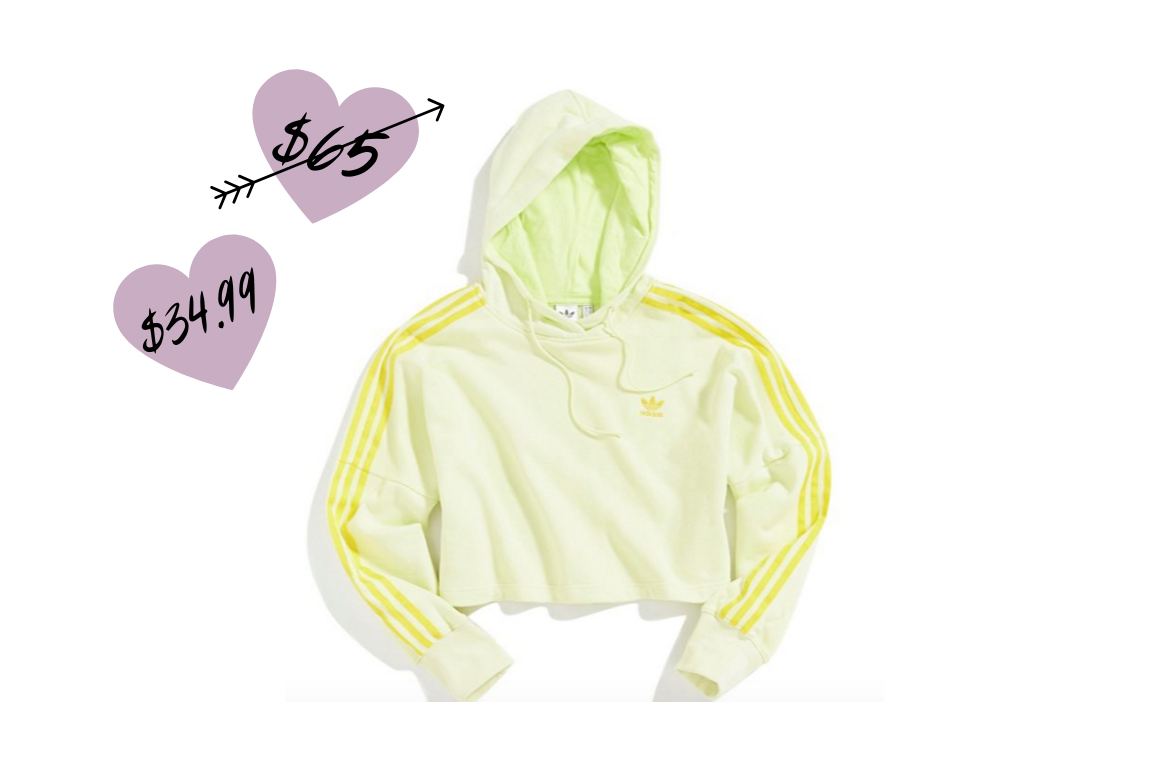 adidas Cropped Sweatshirt on Sale from UO