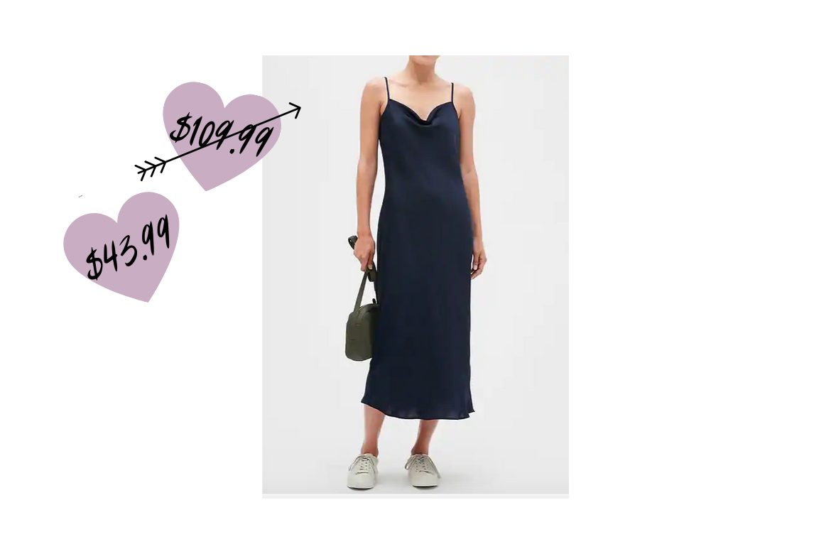 Slip Midi Dress on Sale from Banana Republic Factory