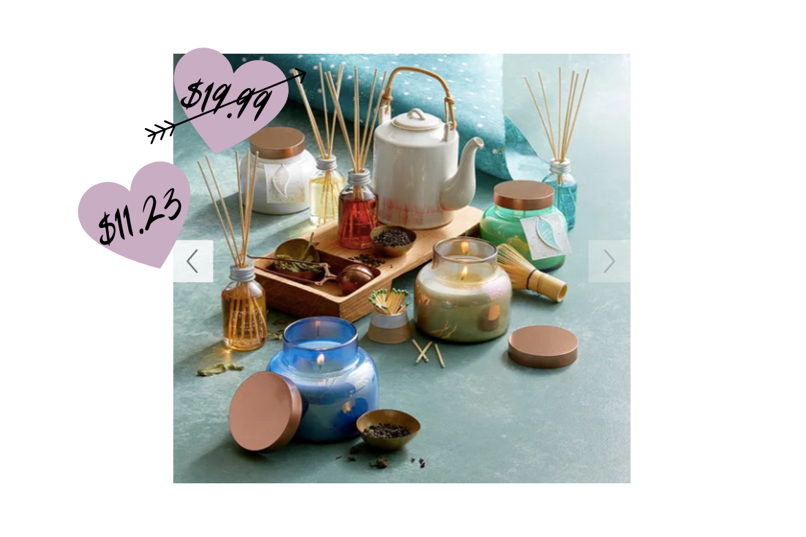 Tea Filled Candles on Sale from Pier 1 Imports