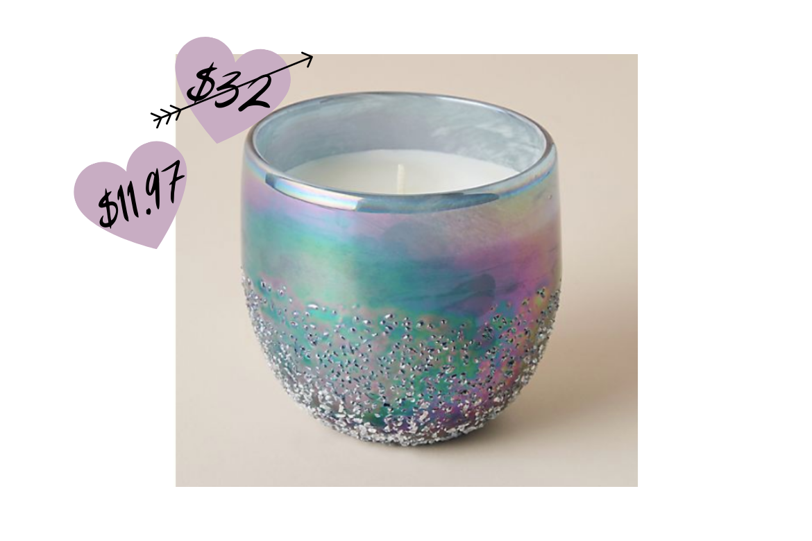 Artisan Glass Candle on Sale from Anthropolgie