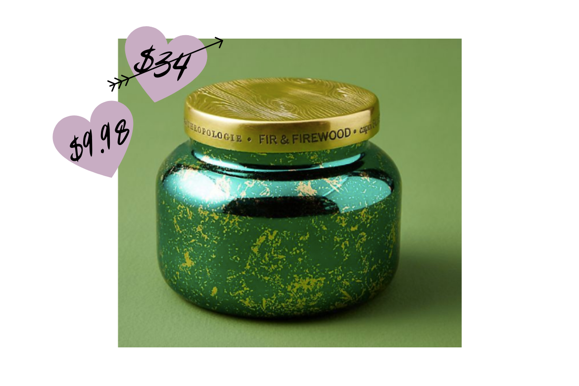 Fir & Firewood Capri Jar Candle on Sale from Anthropologie