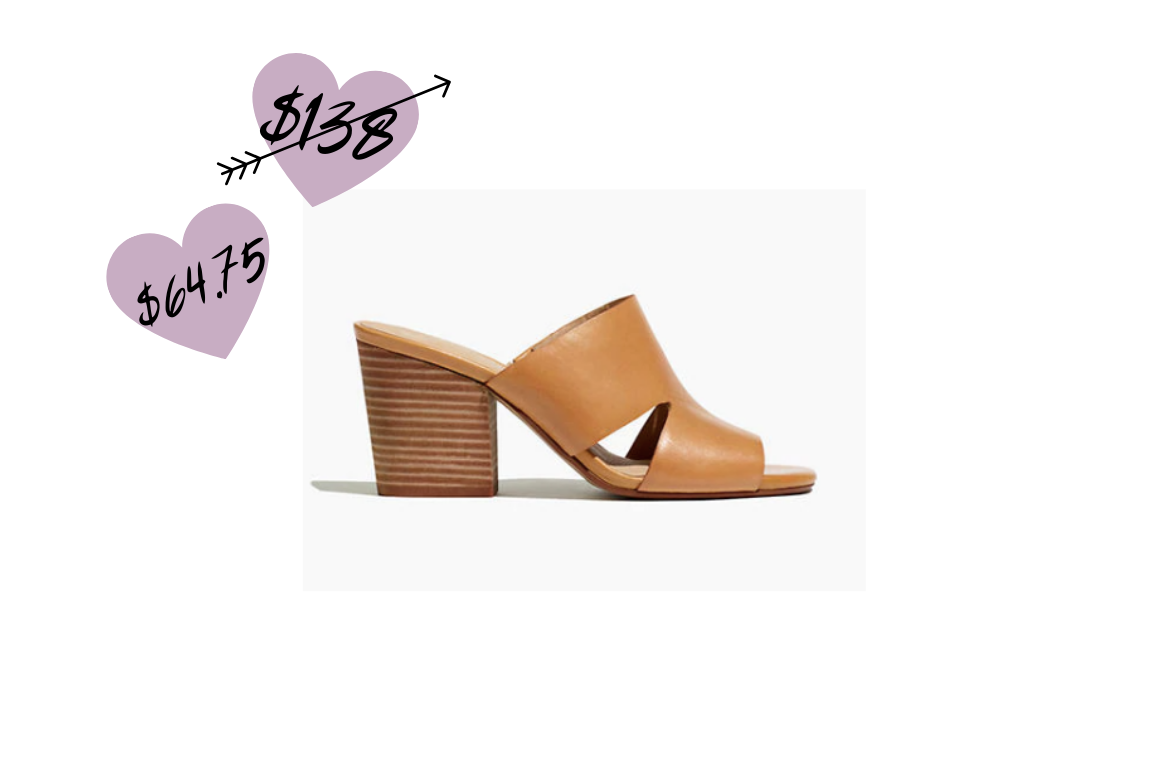 Tessa Mule in Camel on Sale from Madewell